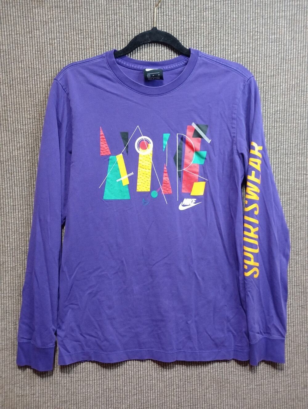 Nike T Shirt Men's Medium M Sportswear Game Changer Purple Long Sleeve CQ7170